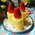 虹色♪︎ちゅーりっぷ's cooksnap of when they made ロールちゃんで簡単♫苺のショートケーキ.