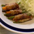 まっきー♪３７'s cooksnap of when they made 味ぽんで♡いんげんと人参の豚バラ巻き.