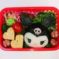 めいめい☆☆☆'s cooksnap of when they made 『クロミちゃん♡』おにぎり弁当♡キャラ弁.
