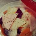 しまんちゅ44's cooksnap of when they made ハムと大根のひらひらマリネ.