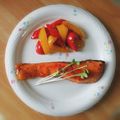 Newチヨコっと♪'s cooksnap of when they made サーモンのバターオイスターソース炒め.