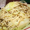 マックの奥さん's cooksnap of when they made 春キャベツと塩昆布のパスタ.