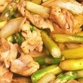 みほ。's cooksnap of when they made 鶏肉とアスパラのバタぽん炒め.