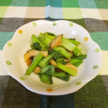 龍青空ママ's cooksnap of when they made 小松菜としいたけ簡単炒め☆お弁当にも.