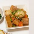 mozuku39's cooksnap of when they made 大根と豚バラブロック肉の煮物.