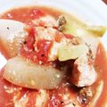 ○レモン○'s cooksnap of when they made 調理師さんレシピ大根と鶏モモ肉のトマト煮.