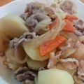 おまめ太郎's cooksnap of when they made 砂糖と醤油だけ★子供が喜ぶ簡単肉じゃが.