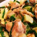 えりかぁーちゃん's cooksnap of when they made 塩だれ鶏もも肉の野菜炒め.
