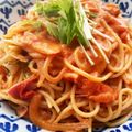 nao3☆'s cooksnap of when they made トマトジュースのクリームパスタ.