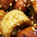 そやじ's cooksnap of when they made 竹輪とウインナーのソースマヨ炒め.