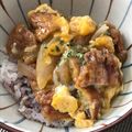 hiro☆mi☆mi's cooksnap of when they made コストコ飯☆サンマの蒲焼き卵とじ丼.