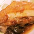 NEKOほっぺ's cooksnap of when they made 肉あんたっぷり～厚揚げの肉詰め煮.