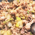 くらげあむ's cooksnap of when they made 豚こま肉と白菜のオイスターソース炒め.
