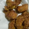 クックV8GXUG☆'s cooksnap of when they made 鶏むね肉でジューシー☆カレーから揚げ.