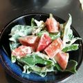 のえもゆ's cooksnap of when they made アイスプラントとクリームチーズのサラダ.