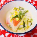 ☆３匹の子ぶた☆'s cooksnap of when they made 無駄なし!節約!キャベツ外葉で牛乳みそ汁.