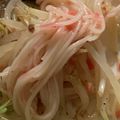 MULA's cooksnap of when they made 紅しょうがと豚肉とネギの焼きそうめん.