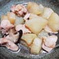しおり0214's cooksnap of when they made 大根と鶏もも肉のオイスター煮.