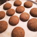 クックるん☆戦隊's cooksnap of when they made 甘く無い☺️黒ごまチーズクッキー☺️❤️.