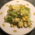 栗丸うさぎ's cooksnap of when they made ブロッコリーの芯と卵の炒め物.
