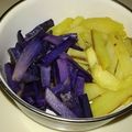 Iris77☆彡☆彡's cooksnap of when they made インパクト大！カラフルフライドポテト.