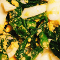 クックHJB3B6☆'s cooksnap of when they made ★春菊とゆで卵のマヨポン和え★.