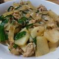 mikiya12's cooksnap of when they made ご飯おかわり！！ブタ長芋にらもやし.