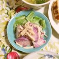 mmameco's cooksnap of when they made 紫大根とサラチキの利休和え.