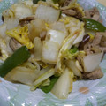 月と黒猫's cooksnap of when they made 豚こま肉と白菜のオイスターソース炒め.