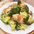 kko331's cooksnap of when they made 鶏とブロッコリーのさっぱり梅マヨ炒め.