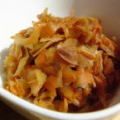 ju_10's cooksnap of when they made 節約！大根とにんじんの皮のきんぴら.