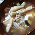 iamharumi's cooksnap of when they made ナスとエノキと豆腐のお味噌汁.