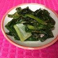 ゆっきん♪'s cooksnap of when they made 玉ねぎの葉の味噌炒め.