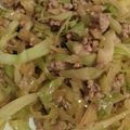 とろけい's cooksnap of when they made しょうが香る♡ひき肉キャベツ丼♪.