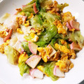 オアシス☆彡's cooksnap of when they made レタスとかまぼこの☆卵炒め.