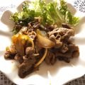 chi−ちゃん's cooksnap of when they made 豚肉の生姜焼き.