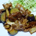  kanon 's cooksnap of when they made 豚バラ＆なすのコチュマヨ炒め.