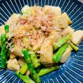 にゃんぱすぱす's cooksnap of when they made 里芋とアスパラのバター醤油炒め.