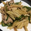モリゾーのクッキング's cooksnap of when they made じゃがいもでチンジャオロースー風炒め.