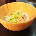 マシュマロみさまん☆'s cooksnap of when they made キュウリ納豆どんぶり風＊離乳食＊中期〜.