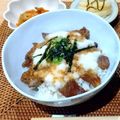 モルミキ☆'s cooksnap of when they made 甘辛牛肉のとろろ丼.