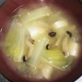 ムーミン☆ママ's cooksnap of when they made 白菜としめじと豆腐のお味噌汁♪.