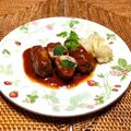 お料理ニャロメ's cooksnap of when they made 豚肉のほうれん草巻き＊とろりトマト煮込み.