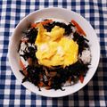 えつエツ's cooksnap of when they made 超簡単ねこまんま★鉄分補給のひじき丼.