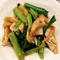 料理初心者あぃ☆'s cooksnap of when they made レンジ5分！かぶの葉と油揚げの煮物.