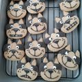 yowie's cooksnap of when they made かわいい犬のブル♪アイスボックスクッキー.