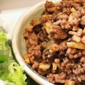 はなだりん's cooksnap of when they made サニーレタスでレタス巻き〜♪甘辛肉みそ.