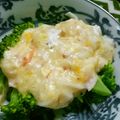 ねこはがき's cooksnap of when they made きれい！ブロッコリーのかに玉あんかけ.