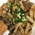 優木星's cooksnap of when they made 秋鮭と長芋としめじのポン酢バター炒め.