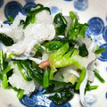☆Kimmy's cooksnap of when they made ほうれん草*しめじ*大根おろしのおひたし.